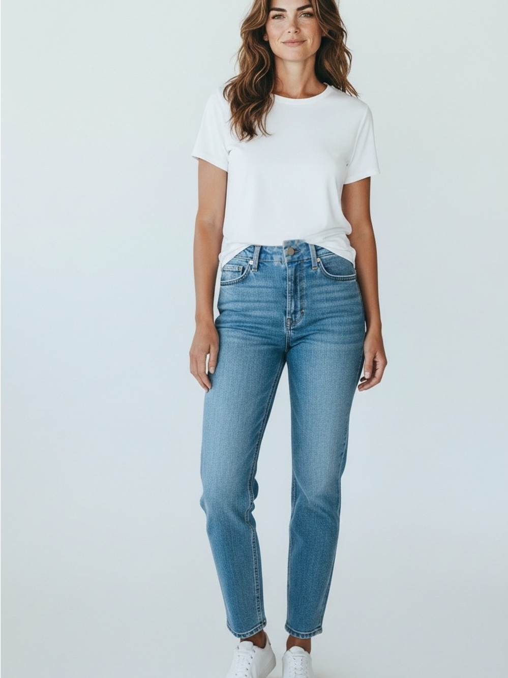 Seven7 Women's Skinny Jeans in Trail Dust Light Blue Wash